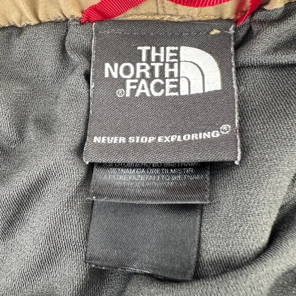 The North Face Mens‎ XL Tan Khaki Belted Hiking Shorts Mesh Liner